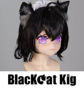 Michan The Black Cat | Kigurumi Mask by BlackCatKig